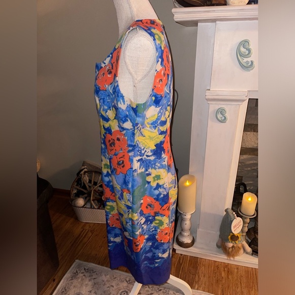 Cenia New York classic sheath sleeveless dress. size 12 EUC - Picture 2 of 8